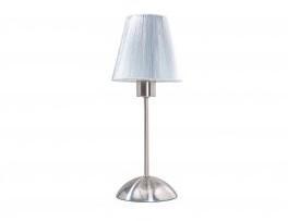 Lampe pour table de chevet TORA satin et argent 39