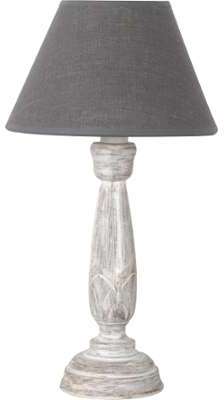 Lampe Corolla abat jour lin gris Lampe Corolla abat jour lin
