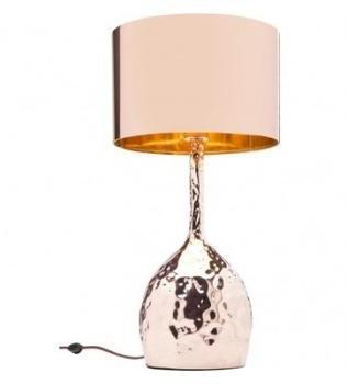 Lampe à poser design en acier cuivré Gwen 59 cm Lampe à poser design en acier