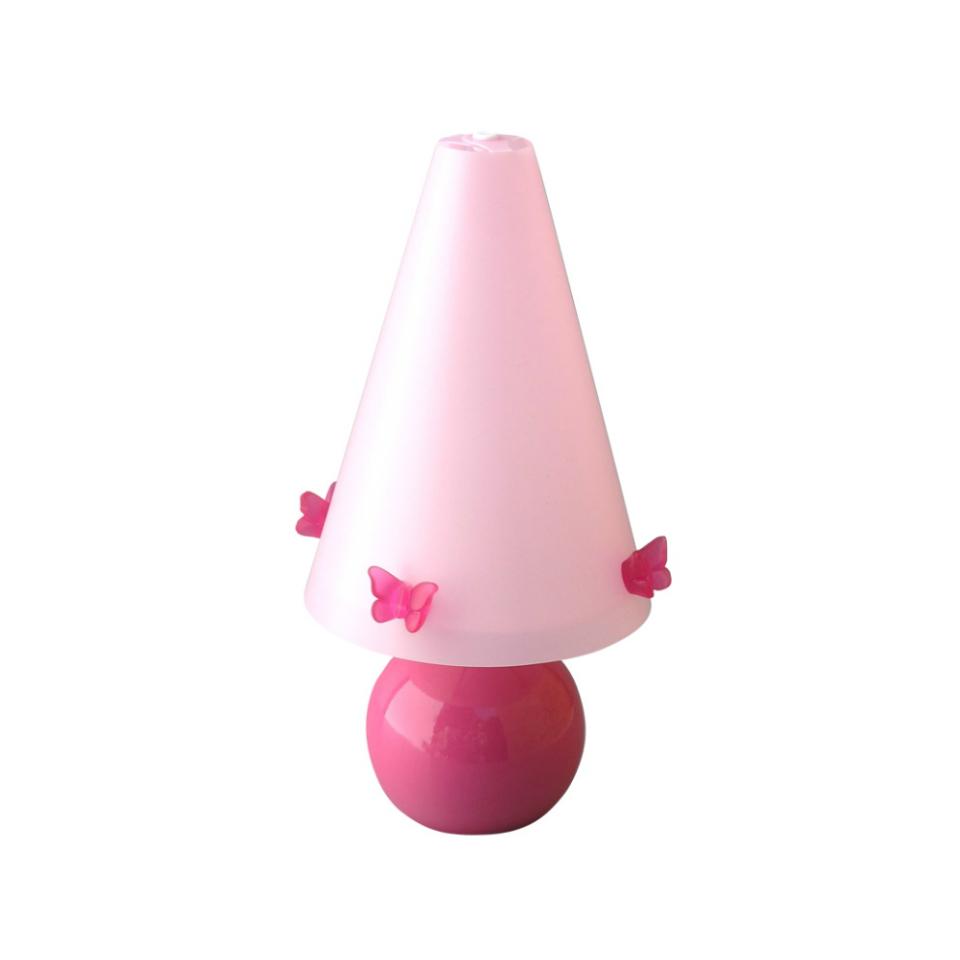 FLO PETITS - Lampe à poser Papillon Rose Rose H32c