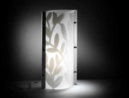 Lampe de table Slamp TUBE Blanc, 1 lumière - Moder