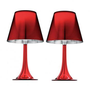 Miss K - Lampe de Table Set - rouge