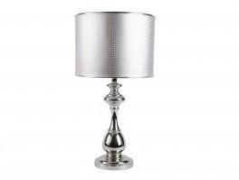Lampe de chevet TORO design chrome doré pied métal