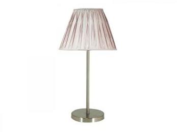 Lampe TORO de chevet pied tube rond abat jour de tissu Lampe TORO de chevet pied