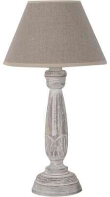 Lampe classique Corolla abat jour lin beige