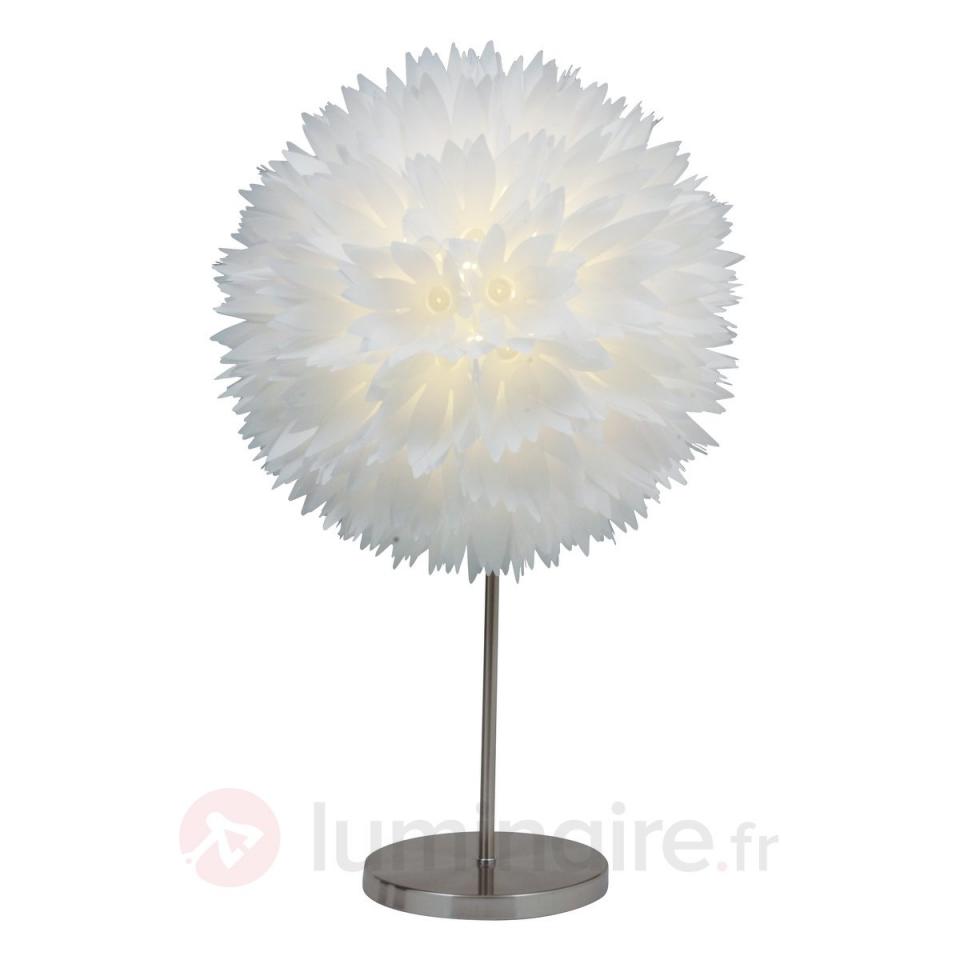 Lampe à poser FLOWER blanche