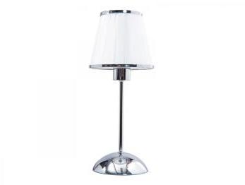 Lampe de chevet TORA 39cm abat jour tissu blanc et Lampe de chevet TORA 39cm