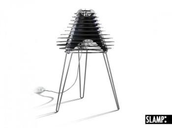 Lampe de table Slamp FARETTO Noir, Argenté, 1 lumi