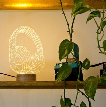 BULBING HEADPHONES - Lampe à poser Blanc H23cm BULBING HEADPHONES - Lampe