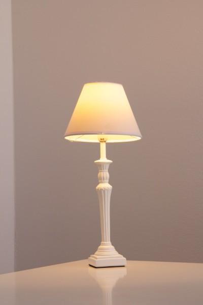 Lampe de table Honsel Poste Blanc, 1 lumière - Vin