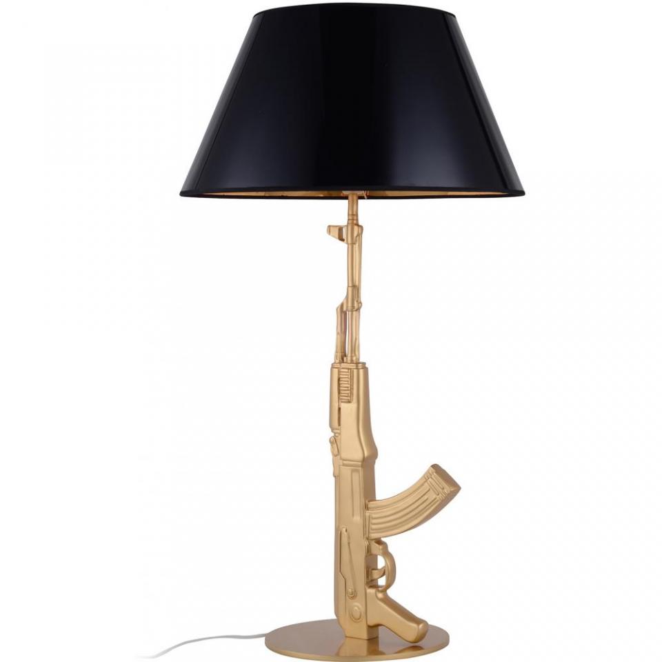 Lampe Gun Kalashnikov AK47 Philippe S. Style Doré