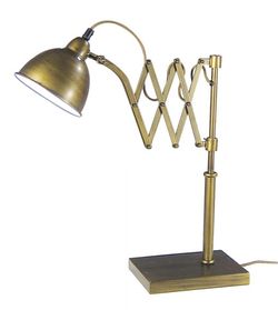 LAMPE DE BUREAU ARTICULEE EN LAITON