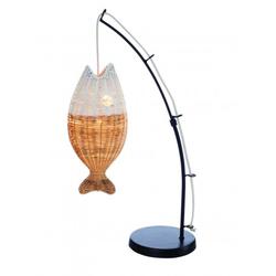 LAMPE CANNE A PECHE AVEC POISSON
