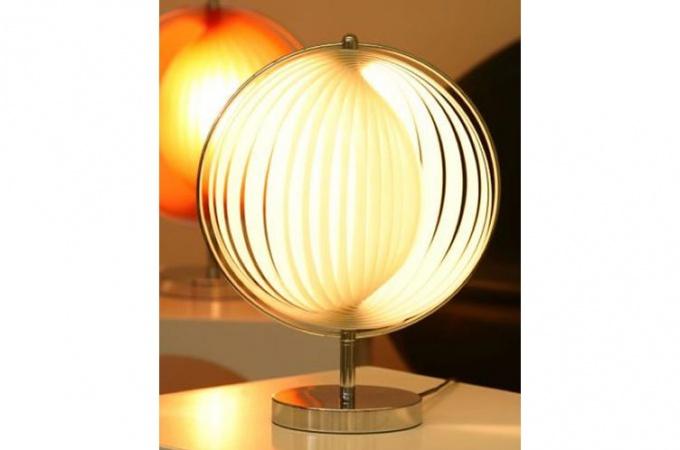 Lampe Design Meteor Small Blanc Declikdeco