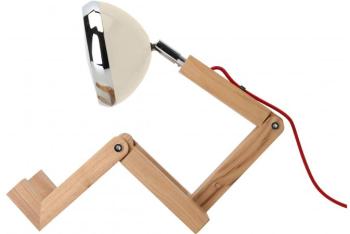 Lampe Bonhomme Articulé Ivoire En Métal HELLO Decl