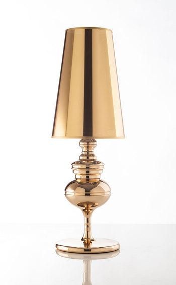 Lampe à poser design doré ou chromé FIONA