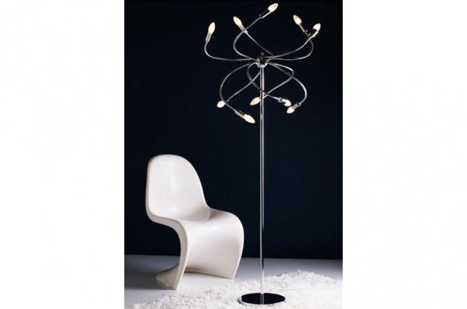 Lampadaire Design Vrac en Métal Declikdeco