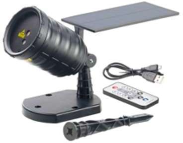 Projecteur laser 3 effets stellaires - Solaire avec Projecteur laser 3 effets