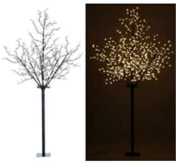 Arbre lumineux 250 cm avec 600 fleurs LED Arbre lumineux 250 cm avec