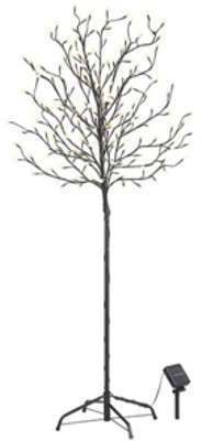 Arbre lumineux 150 cm avec 200 bourgeons à LED - Solaire Arbre lumineux 150 cm avec