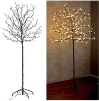 Arbre lumineux 150 cm avec 200 bourgeons à LED - Secteur Arbre lumineux 150 cm avec
