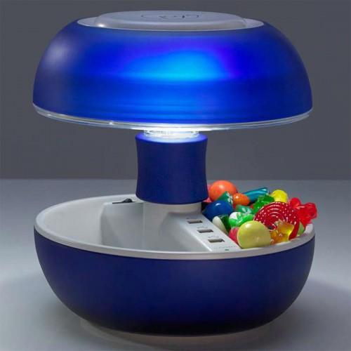 Lampe de table JOYO avec ports USB - Bleu