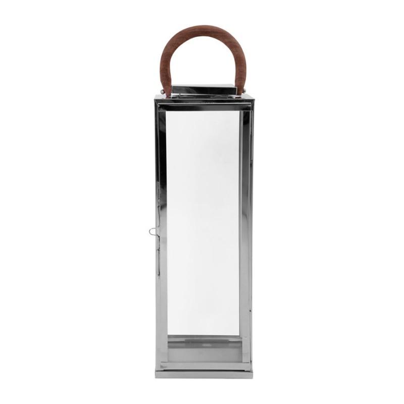 Lanterne ARGO argenté22x22x60 cm Lanterne ARGO argenté22x22x60