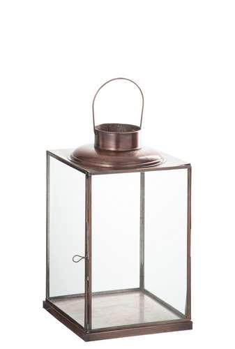 Lanterne métal cuivre
