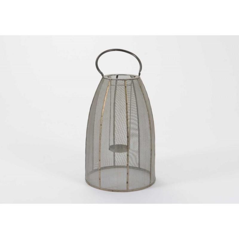 Lanterne Métal Gris Gm Lanterne Métal Gris Gm