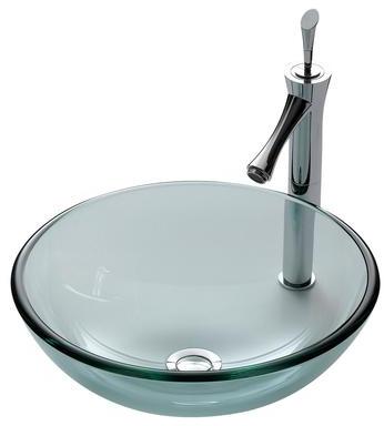 Vasque à poser bol MADEG en verre Cuisissimo