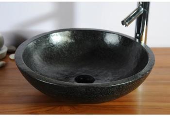 Vasque ronde noire