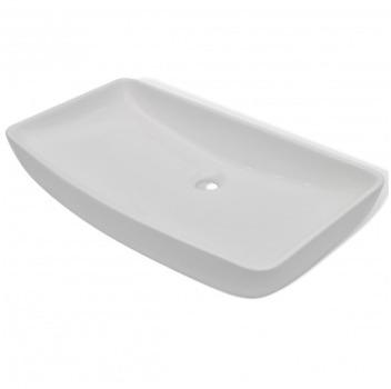VidaXL Vasque à poser en céramique Rectangulaire B