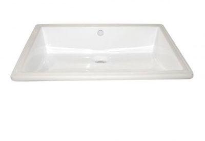 Vasque à encastrer blanche 55 5 cm Sottopiano format Vasque à encastrer blanche