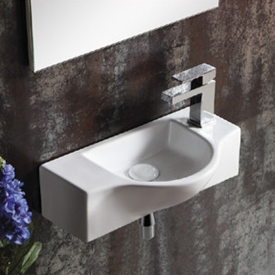 Lave main gain de place rectangulaire, 45x25 cm cé