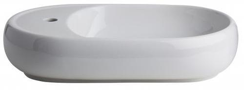 Vasque à poser ovale blanc