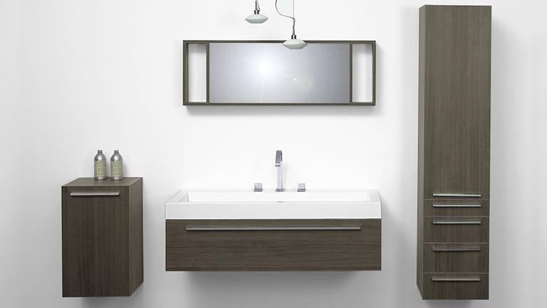 Ensemble de salle de bain 1 vasque 125 cm Elettra