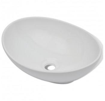 VidaXL Luxueuse Vasque à poser en céramique Ovale