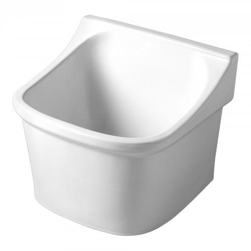 Bac à laver en céramique blanche Blanc PLANETE BAI