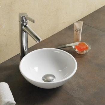Lave Main Bol - Céramique Blanc - 28 cm - Olys Lave Main Bol - Céramique