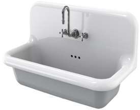 Lavabo rétro en céramique émaillée 90 cm True Colors Lavabo rétro en céramique