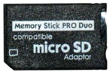 Adaptateur Memory Stick Pro Duo pour cartes mémoire Adaptateur Memory Stick Pro