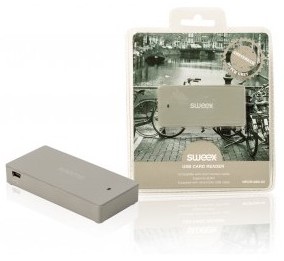 Lecteur de carte USB gris Amsterdam