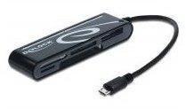 Lecteur de cartes 6 ports pour port Micro USB OTG