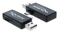 Lecteur de cartes pour port USB et Micro USB OTG -