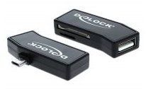 Lecteur de cartes avec port USB et prise Micro USB