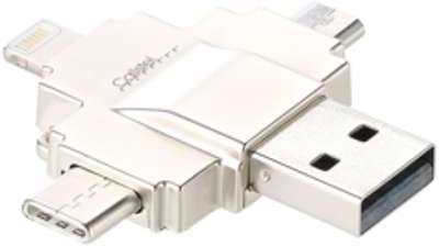 Lecteur Micro SD avec connecteurs Lightning Micro-USB Lecteur Micro SD avec connecteurs