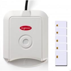 PACK INGENICO LITEO : 1 lecteur LITEO + 5 Cartes à