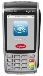 Lecteur CB portable IWL280 Ingenico IP/Bluetooth/G