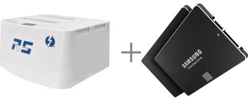 HighPoint RocketStor 5212 - Dock Thunderbolt + 2 x