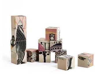 Blocs de bois Mini Empire 12 pièces